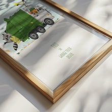 Load image into Gallery viewer, wall art for kids bedrooms garbage truck