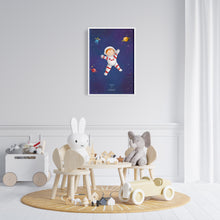 Load image into Gallery viewer, Astronaut artwork for kids' rooms