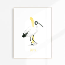 Load image into Gallery viewer, i for ibis wall art for children