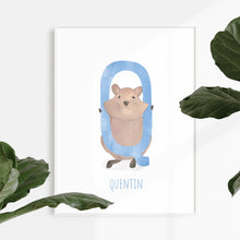 Load image into Gallery viewer, Q is for Quokka artwork for nursery