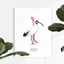 Load image into Gallery viewer, i for ibis cutest wall art for kids rooms