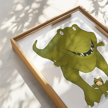 Load image into Gallery viewer, cute customisable dinosaur print
