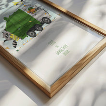 Load image into Gallery viewer, wall art for kids bedrooms garbage truck
