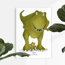 Load image into Gallery viewer, customisable dinosaur print for kids
