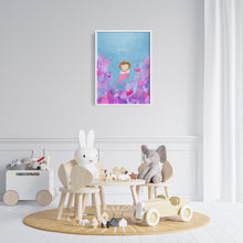 Load image into Gallery viewer, mermaid print nursery art print for children
